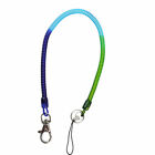 Feder Spiral grün blau Schlüsselanhänger Schlüsselband Schlüsselkette Band