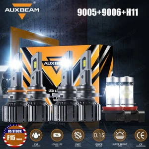 For Mitsubishi Outlander 2007-2013 Canbus LED Headlight High Low Fog Light White - Picture 1 of 12