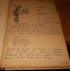 U.S. FELLOWS OF THE E.C. FRANCIS H CONROY 1947 LACKLAND AIR FORCE BASE TEXAS - Picture 1 of 12