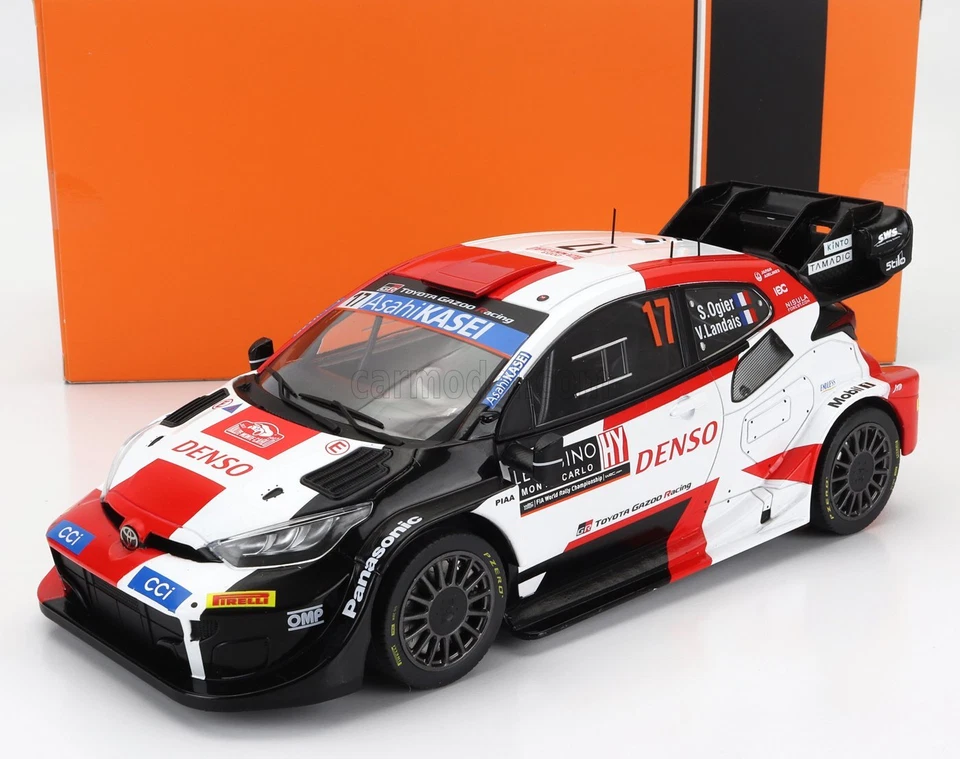TOYOTA GR YARIS N.17 RALLY MONTE CARLO 2023 OGIER-LANDAIS 1 18 Ixo Model Auto Ra