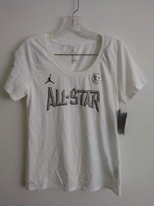 Nike Jordan NBA All-Star White Tee Shirt Men’s Size Small - Picture 1 of 5