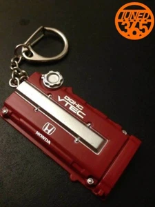 Honda B16 B18 Schlüsselanhänger rot Nockenabdeckung VTEC UK Keychain Civic Integra EK EG DC2 EP - Bild 1 von 3