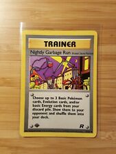 Nightly Garbage Run - 77/82 - 1st Edition Team Rocket Pokemon Card - Fair Cond.