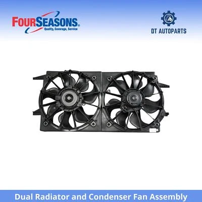 Conjunto de ventilador de condensador y radiador doble para Chevrolet Vectra 2003 4 estaciones Foto 1 de 4