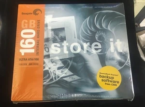 New Sealed Seagate 160GB Ultra ATA/100 Internal Computer Hard Drive 2004 - Afbeelding 1 van 11