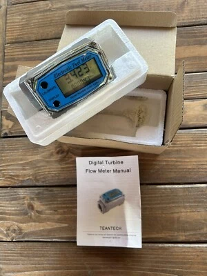 MIB - New - 1” Flow Meter- Turbine Flow Meter Digital- Fuel or Pump - FREESHIP - Image 1 of 4
