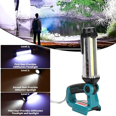 35W 2000LM Tragbare Hand LED-Arbeitsleuchte Taschenlampe für Makita 18V Akku - Bild 1 von 4