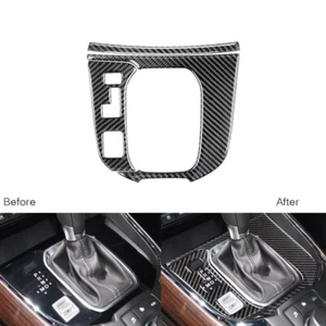 3Pcs Carbon Fiber Console Gear Shift Panel Cover Trim For Mazda CX-9 2016-2020 - Bild 1 von 8