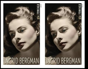 US 5012a Legends of Hollywood Ingrid Bergman imperf NDC horz pair MNH 2015 - Bild 1 von 1
