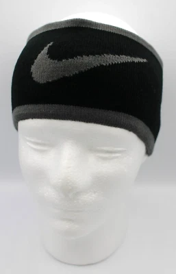 Nike Para Hombres Diadema Tejida Sin Costuras Reversible Hierro Gris/Negro Para Hombre Foto 1 de 4