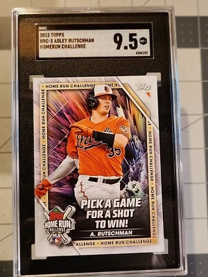 adley rutschman SGC 9.5 Mint Plus 2023 Topps Home Run Challenge - Image 1 of 4