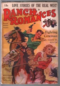 PULP: Ranch Romances 10/14/1938-Warners-John Drew girl art-FN - Picture 1 of 1