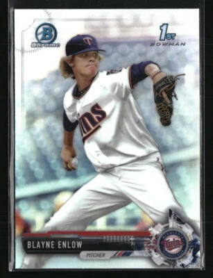 Blayne Enlow 2017 Bowman Draft Chrome Refractors #BDC-63 Baseball Card - Image 1 of 2