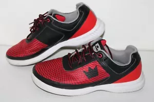 Brunswick Frenzy Bowling Shoes, #1159375, Red/Black, Men's US Size 8 - Picture 1 of 5