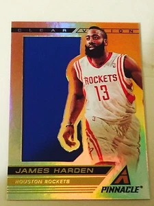 2013-14 Pinnacle James Harden Clear Vision Blue Acetate 1rst Quarter insert card - Bild 1 von 3