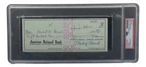 Stan Musial St. Louis Cardinals Signed  Bank Check PSA/DNA 85025609 - Picture 1 of 4