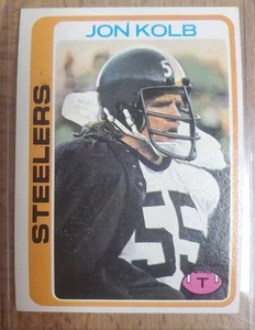 1978 Topps Jon Kolb Pittsburgh Steelers Football Karte #84 - Bild 1 von 2