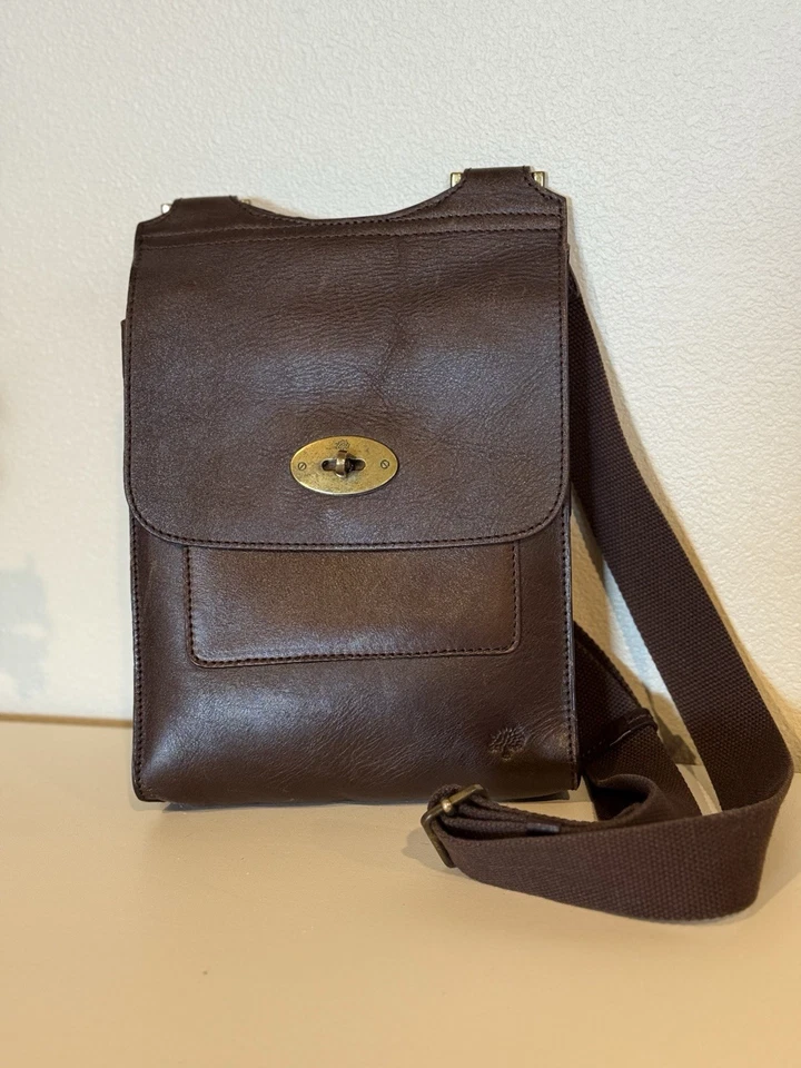 Bolso Bandolera Mulberry Antony Mensajero de Cuero Marrón Foto 1 de 4
