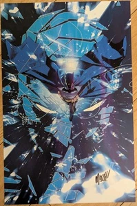 2025 WONDERCON MITCH GERADS DC COMICS BATMAN ART PRINT SIGNED POSTER - Picture 1 of 1