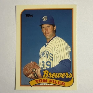 1989 Topps TIFFANY Tom Filer - Picture 1 of 2