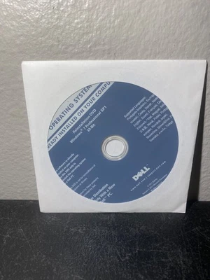 Brand New Dell Windows 7 Professional SP1 32 Bit  Reinstallation DVD, w/ Key - Image 1 of 2