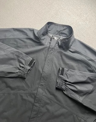 Footjoys Dryjoys 夹克男式 L 黑色 Hydrolite 可调式高尔夫拉链防水 — 第 1/4 张图片