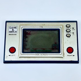 Poor Condition Nintendo GAME&WATCH FIRE Widescreen