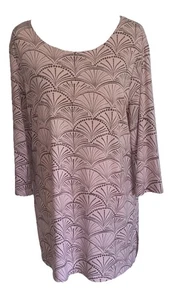 EASYWEAR BY CHICO'S DAMEN TUNIKA SHELL FAN BLUSH GRAU STRICKTOP GRÖSSE 2 GEBRAUCHT, IN EINWANDFREIEM ZUSTAND - Bild 1 von 3