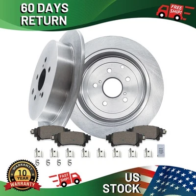 309mm REAR Brake Disc Rotors Ceramic Pads Kit for Lexus RX350 RX450h 2010-2015 Foto 1 de 4