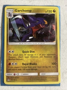 Garchomp 99/156 Ultra Prisma Cracked Ice Holo Pokemon Karte LP (Themendeck) - Bild 1 von 2