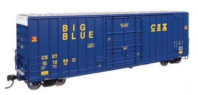 HO Scale Walthers Proto 920-101718 CSX #151299 Big Blue 50' Hi-Cube Boxcar - Image 1 of 3