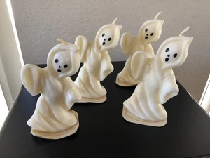 Vintage Gurley Halloween Geist Kerzen x4 Mängel 4,5" - Bild 1 von 10