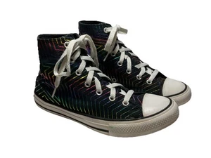 Converse All Stars Chuck Taylor Hi-top Youth 665397F Size 3 Multicolor Star Juni - Picture 1 of 21