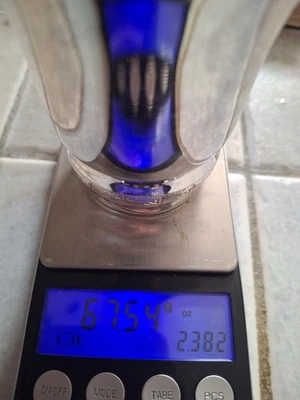 Calice argent massif 925 – cadeau de communion – 67,5 g Ciselé  - Photo 1/3