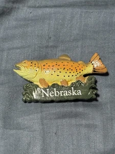 Nebraska State Fridge Magnet 1” - Picture 1 of 2