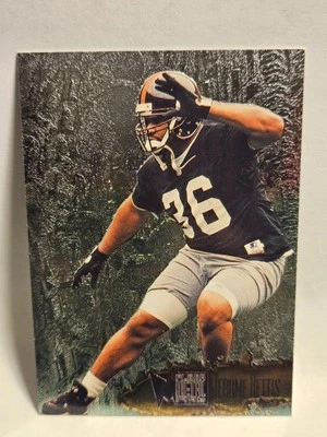 1996 Fleer Metal - Jerome Bettis #96 Pittsburgh Steelers - Image 1 of 4