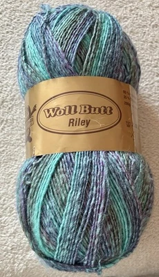 Woll Butt Riley Garn Wolle Stricken Häkeln 200g 65 % Schurwolle 35 % Polyacryl - Bild 1 von 3