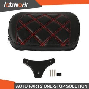 Labwork Passenger Sissy Bar Backrest Pad For Touring CVO Street Glide Road King - Picture 1 of 18