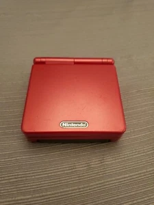 Nintendo Game Boy Advance SP Handheld System - Flame Red Super Bundle - Picture 1 of 11