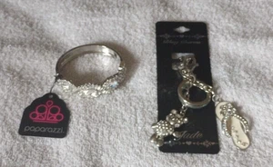 Paparazzi Bracelet and 2 Bling Charms New - Picture 1 of 7
