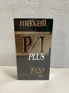 Maxell P/I Plus T-120 VHS Video Tape - Picture 1 of 6