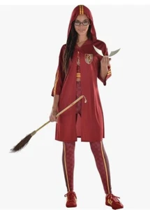 Harry Potter -Womens Gryffindor Quidditch Costume/Halloween- Adult Small 2-4 - Picture 1 of 20