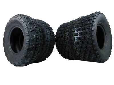 New YFM 600R Raptor 2WD  2001-2010 MASSFX Quad Sports Tires 21x7-10 20x10-9 - Image 1 of 4