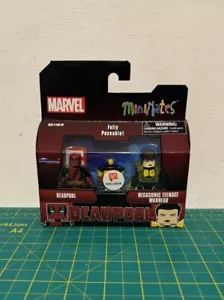 Marvel Mini Mates: Deadpool & Negasonic Teenage Warhead Figures New and sealed - Picture 1 of 2