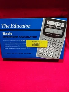 The Educator Basic Overhead Calculator - New Sealed! VHTF! - Picture 1 of 9