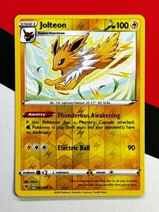 Jolteon 047/185 Vivid Voltage Reverse Holo Rare Pokemon PACK FRESH - Picture 1 of 1