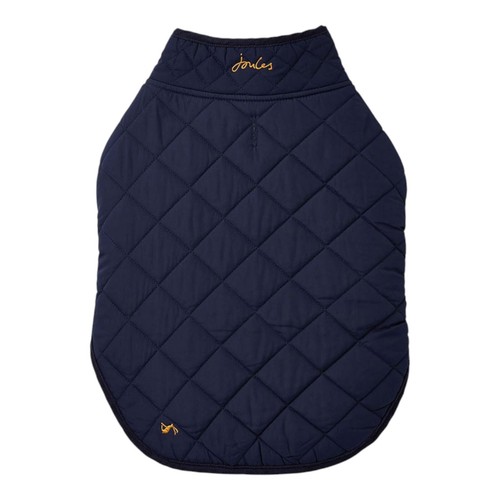 VETEMENTS Joules Cappotto Trapuntato per Cani Navy Grande Nuovo