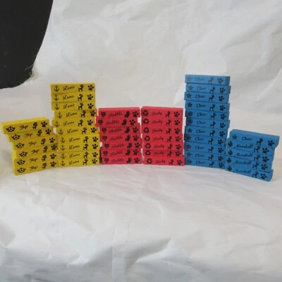 Paw Patrol Wooden Yellow Red Blue 47 Tumbling Tower Wood Blocks Replacement - Image 1 of 4