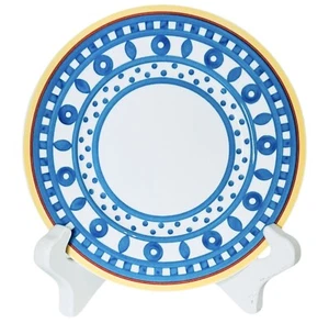 Villeroy & Boch TWIST ANNA Blue Circle Dots Porcelain 8 5/8” Salad Plate - Picture 1 of 5