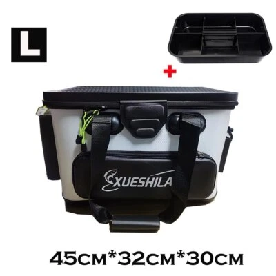 Caja de señuelos multifuncional bolsa de peces cubo de pesca señuelo cubo de peces vivos luz nuevo Foto 1 de 4